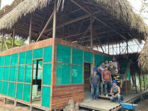 Family and Friends Come Together for the Build