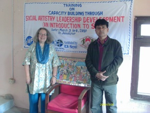 Jan and Atma conduct SA training in Janikpur