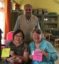 Trainers Evelyn, Janet and Amba honor women