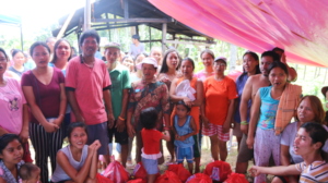 Grateful families in the remote areas