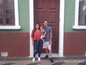 Carlos, Grecia and Fabricio at Casa CL