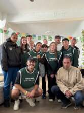 CL House, with Camp Roots visitors