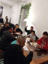 Hotdog and Bingo night at CL with new friends