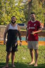 Enjoying a day at church picnic