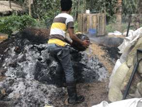 producing organic fertilizer
