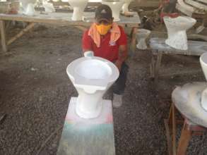 Toilet bowl production