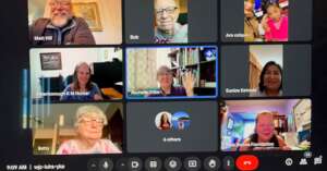 First 'live' session for monthly donors and kids