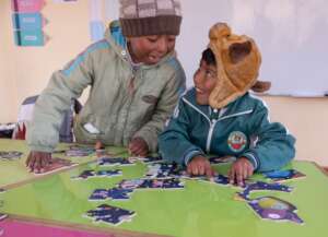 Children play at the JJC