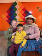 Kristy at the Tahuantinsuyo Community Centre