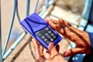 Audiopedia on a solar Audio-Player