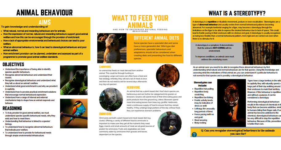 Wild Welfare E-learning Tool