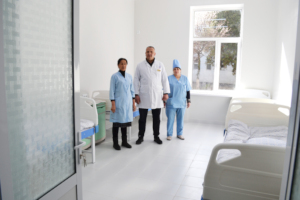 Hospital administration in renovated ward