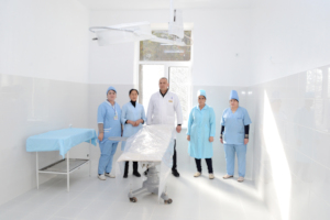 Surgery Unit staff in renovated pediatric ward