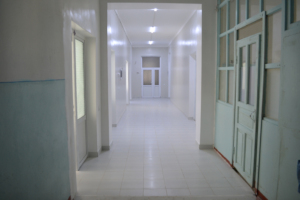 Renovated corridor in addition to four wards