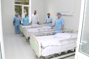 new medical beds provided by the hospital