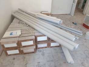 construction materials procured by the project