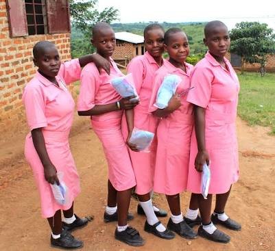 Access sanitary pads for school girls.