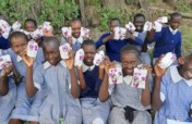 Access sanitary pads for school girls.