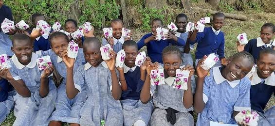 Access sanitary pads for school girls.