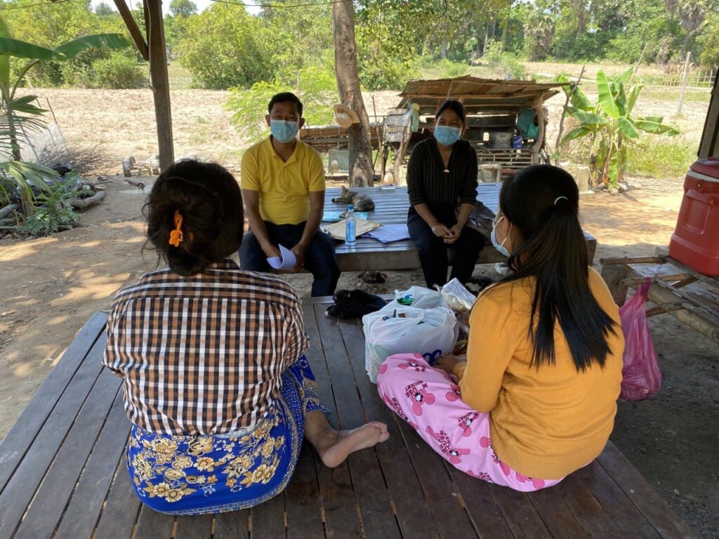 Lawyer visiting client to provide legal counseling