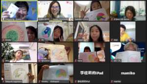 Virtual POP-UP with children in China and Japan