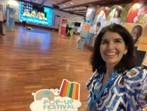 Getting ready for POP-UP Festival