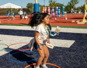 Jump for kindness! A second grader from Dubuque