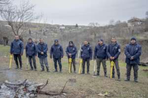 HALO team in Maghavuz Village. PC Anush Babajanyan