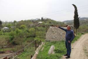 Saro, showing the location where the HALO deminers
