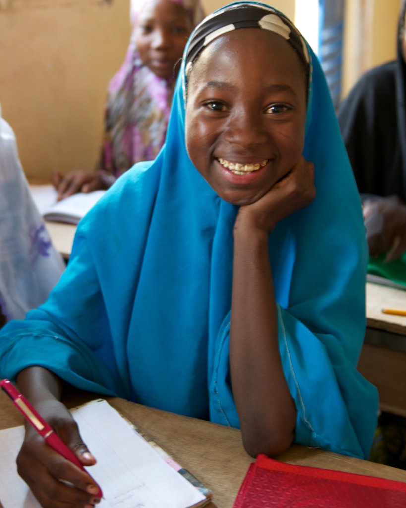 Girl in School