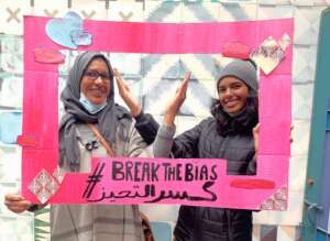 A Soar Girl and her mom on March 8th Women's Day
