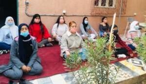 Soar Girls in Project Soar HQ meditate weekly