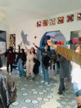 Soar Girls at Project Soar HQ during a workshop