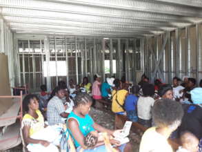 Awaiting care at APF Fondwa Clinic