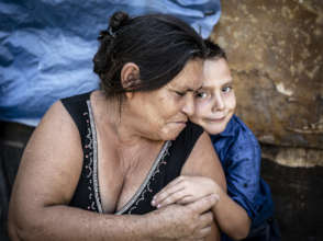 Jose Abraham and his mother Aracely