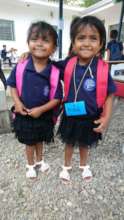 Natali and Emeli, kindergarten students