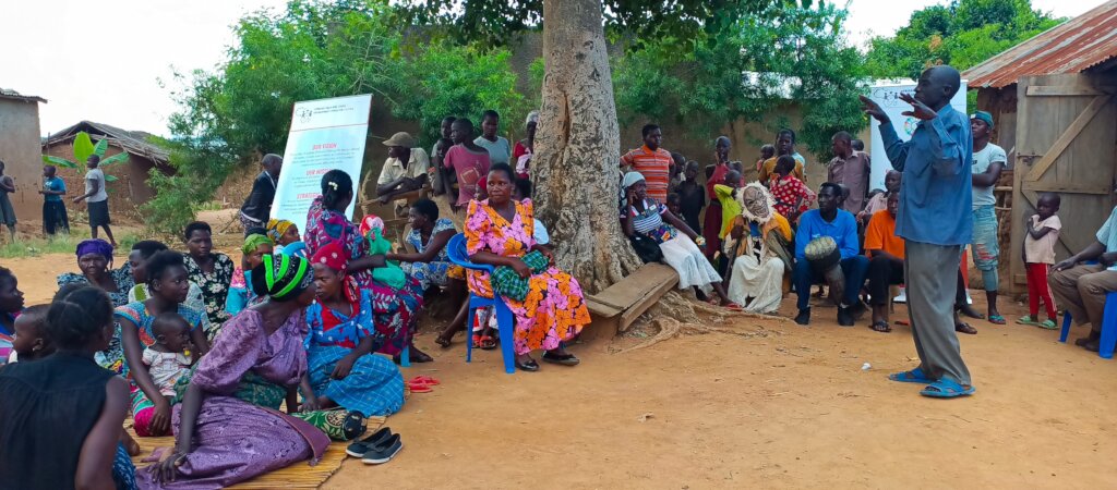 Community sensitisation session