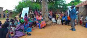 Community sensitisation session