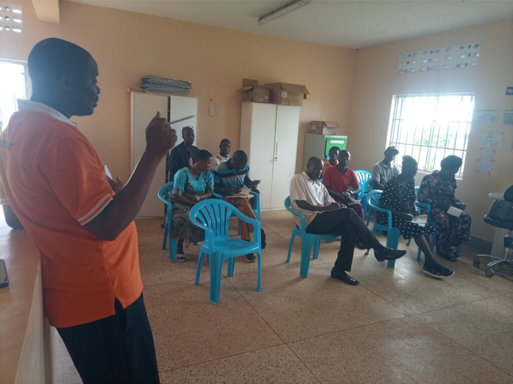 Train 100 men & 40 boys in Uganda on menstruation