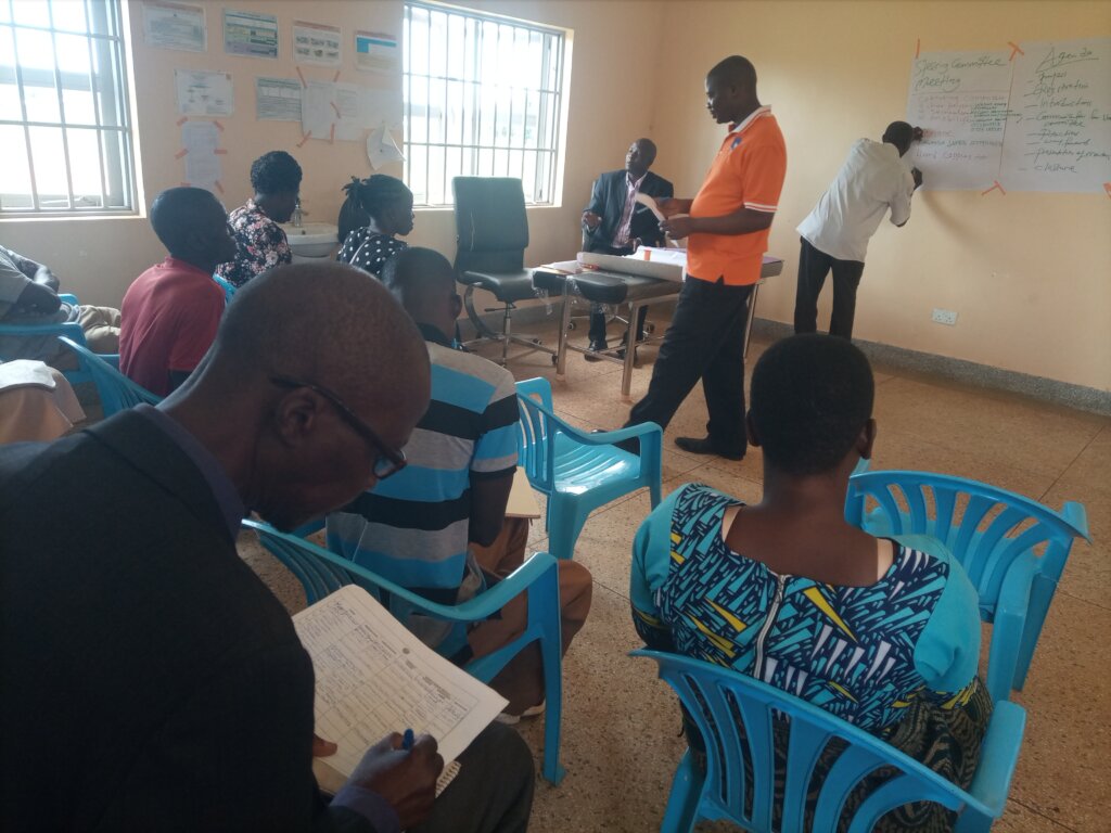Train 100 men & 40 boys in Uganda on menstruation