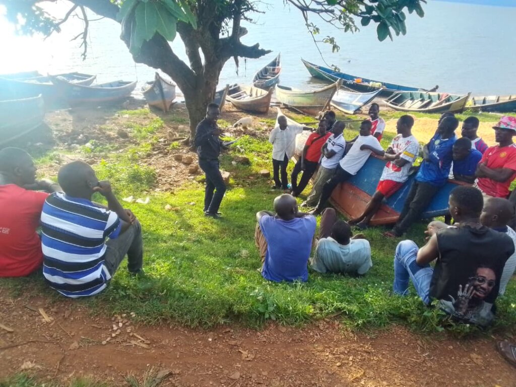 Train 100 men & 40 boys in Uganda on menstruation