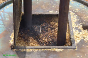 Slow burn carbonization a few hours later