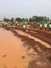 The rain provided a lot of water for seedlings