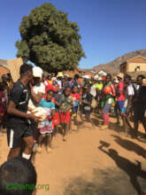 Dancing with noodles and soccer ball 2nd prize