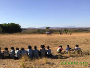 Not much soccer green in that soccer field...