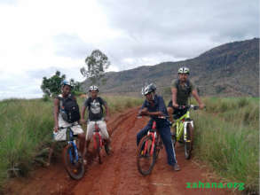Our improved cookstove team on the open road