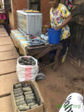 Bio-charcoal for sale in the market