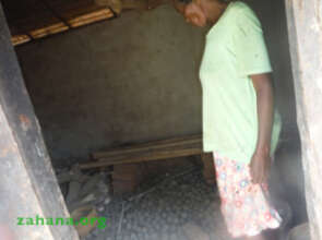 Bio-charcoal stored for a rainy day