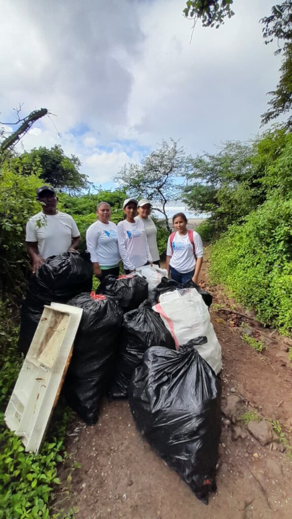 November beach cleanup by sea turtle rangers