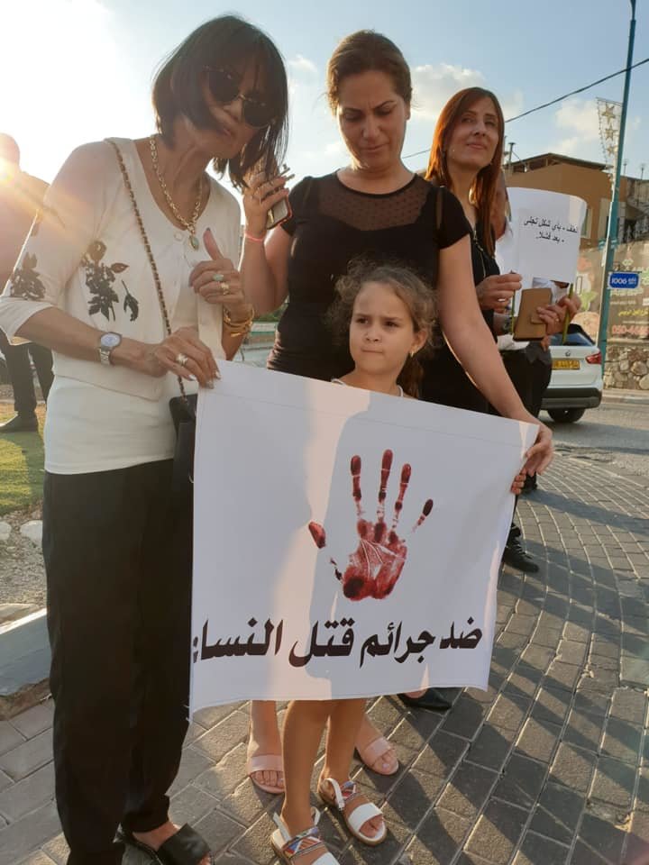 Women of all ages stand against violence